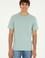 Erkek Regular Fit Bisiklet Yaka Su Yeşili Basic Tişört