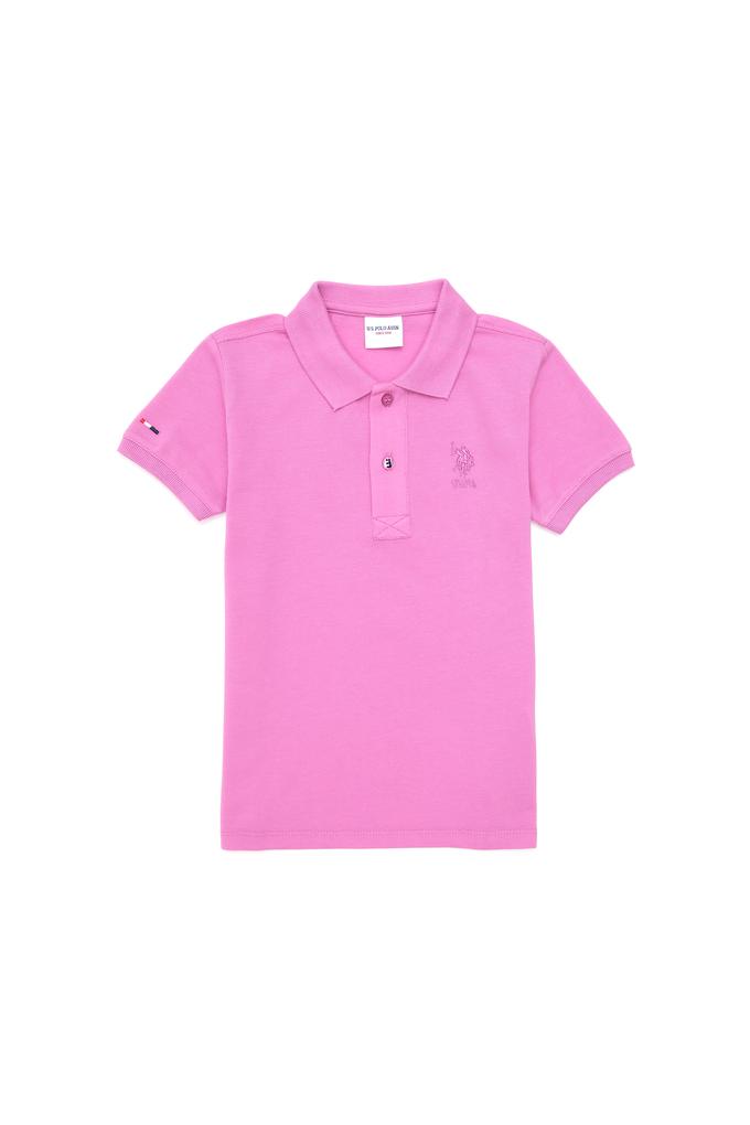 Erkek Çocuk Menekşe Basic Polo Yaka Tişört