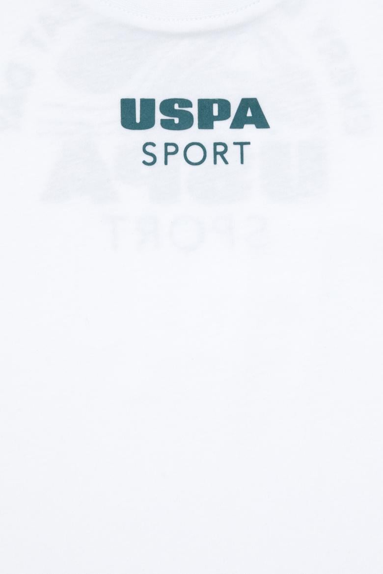 Erkek Çocuk Beyaz Bisiklet Yaka Tişört - 50281808011