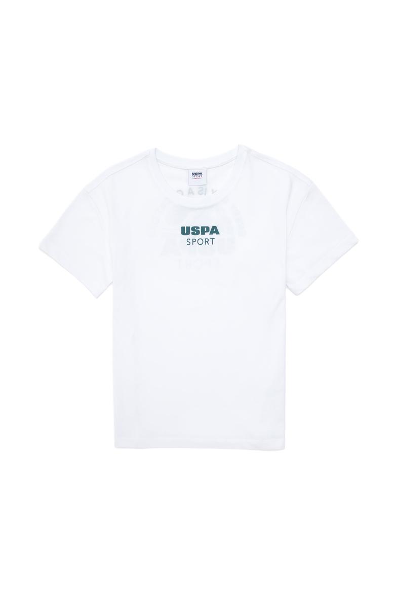 Erkek Çocuk Beyaz Bisiklet Yaka Tişört - 50281808011