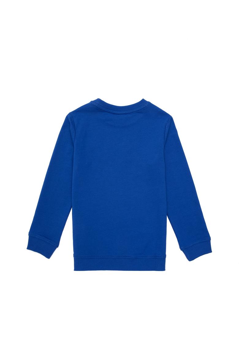 Erkek Çocuk Saks Bisiklet Yaka Sweatshirt - 50289143059