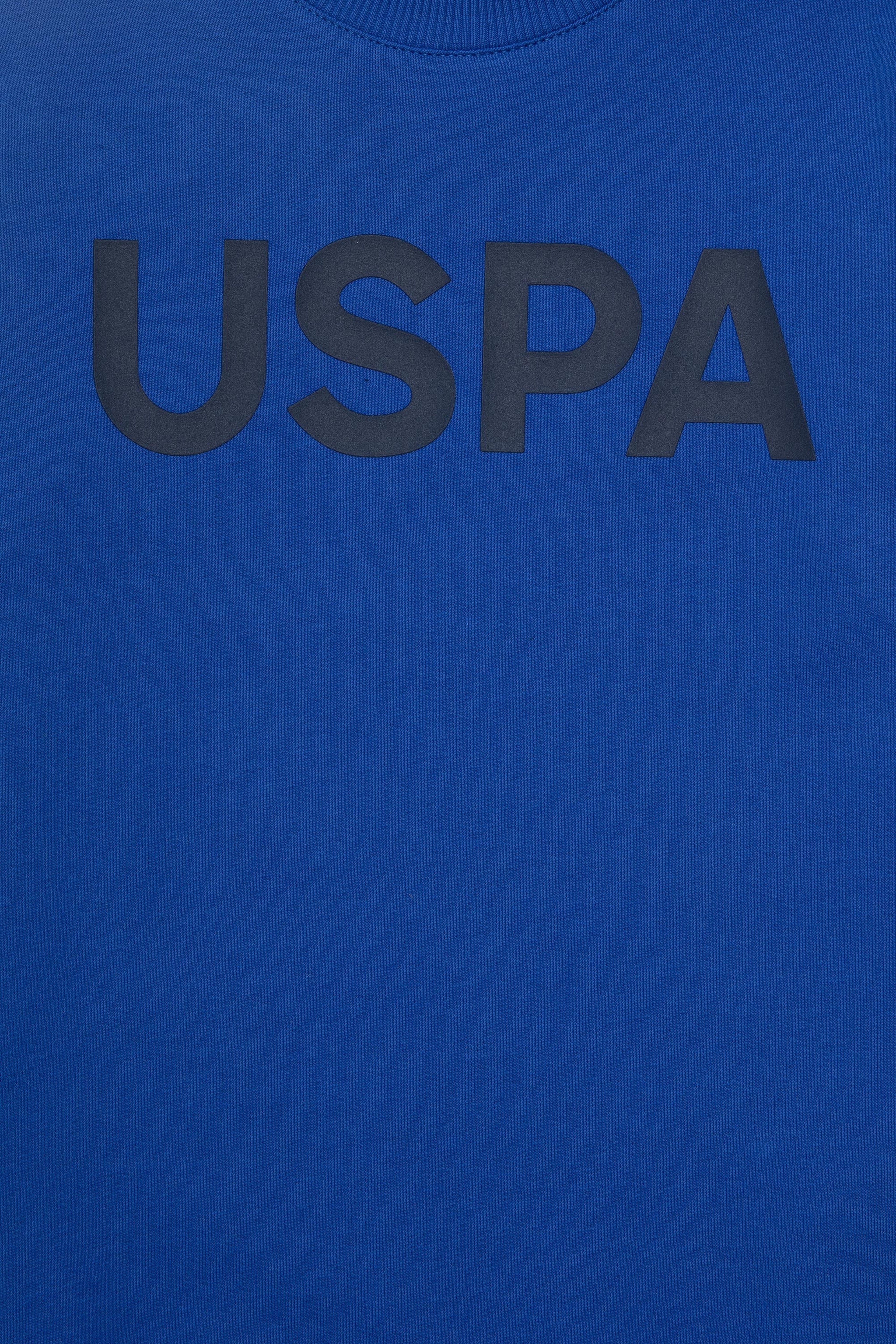Erkek Çocuk Saks Bisiklet Yaka Sweatshirt - Image 3