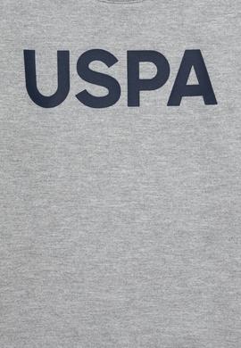 Erkek Çocuk Gri Melanj Bisiklet Yaka Sweatshirt - 50289143038