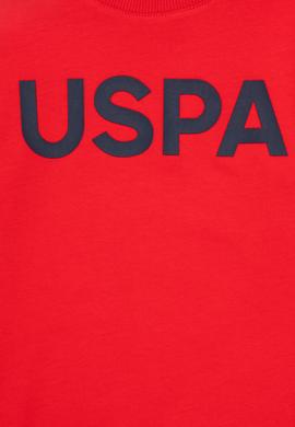 Erkek Çocuk Kırmızı Bisiklet Yaka Sweatshirt - 50289143096