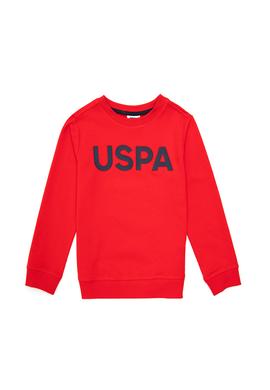 Erkek Çocuk Kırmızı Bisiklet Yaka Sweatshirt - 50289143096