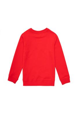 Erkek Çocuk Kırmızı Bisiklet Yaka Sweatshirt - 50289143096