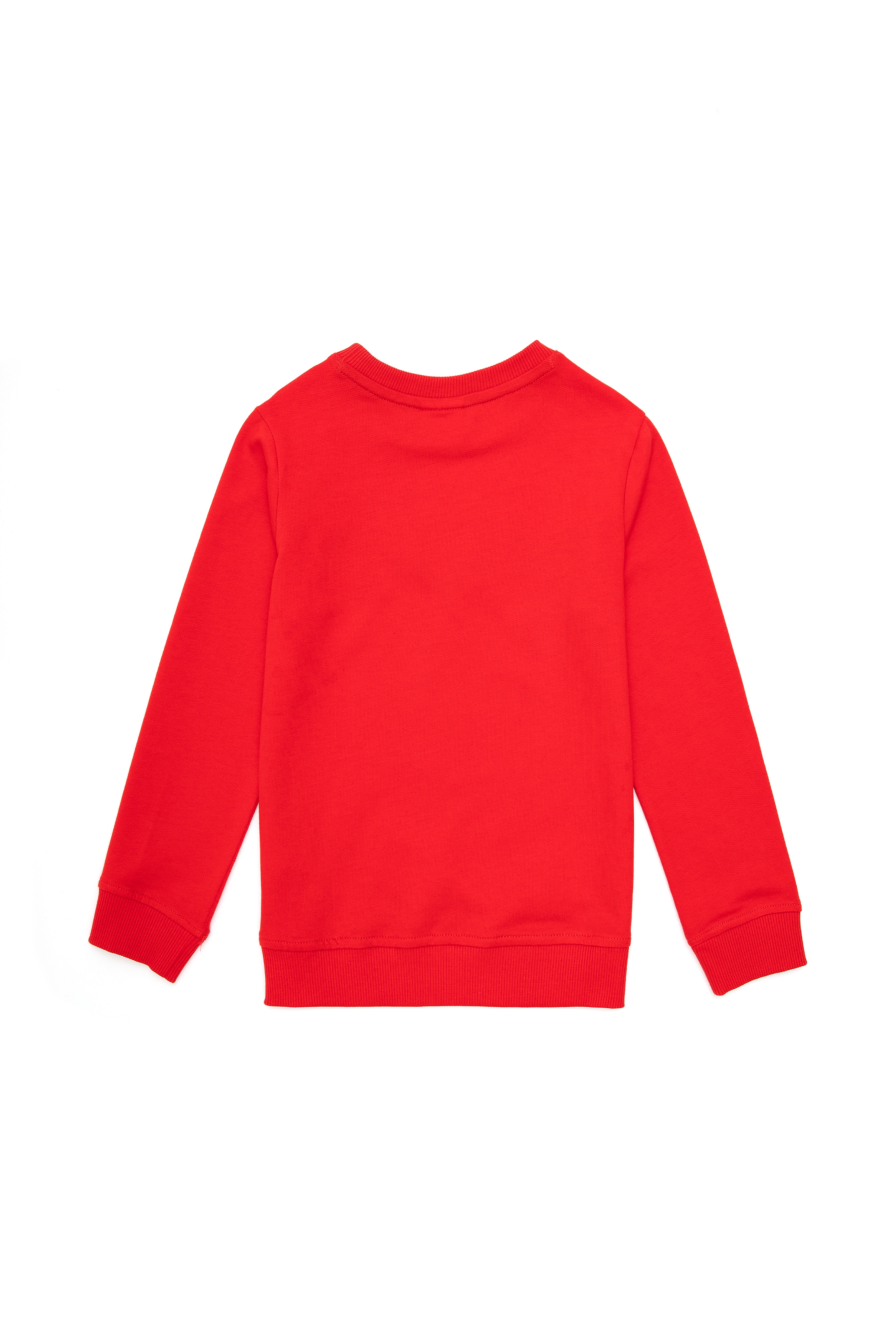 Erkek Çocuk Kırmızı Bisiklet Yaka Sweatshirt