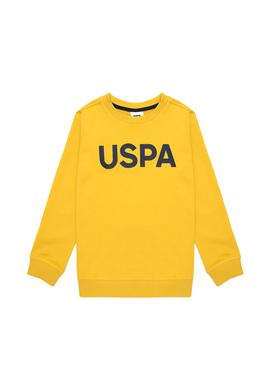 Erkek Çocuk Sarı Bisiklet Yaka Sweatshirt - 50289143130