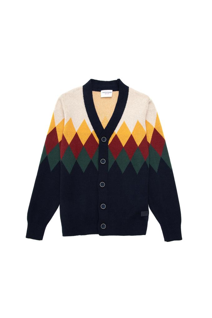 Erkek Çocuk Taş Triko Hırka