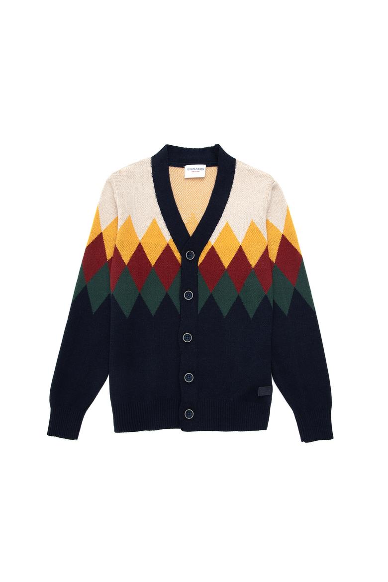 Erkek Çocuk Taş Triko Hırka