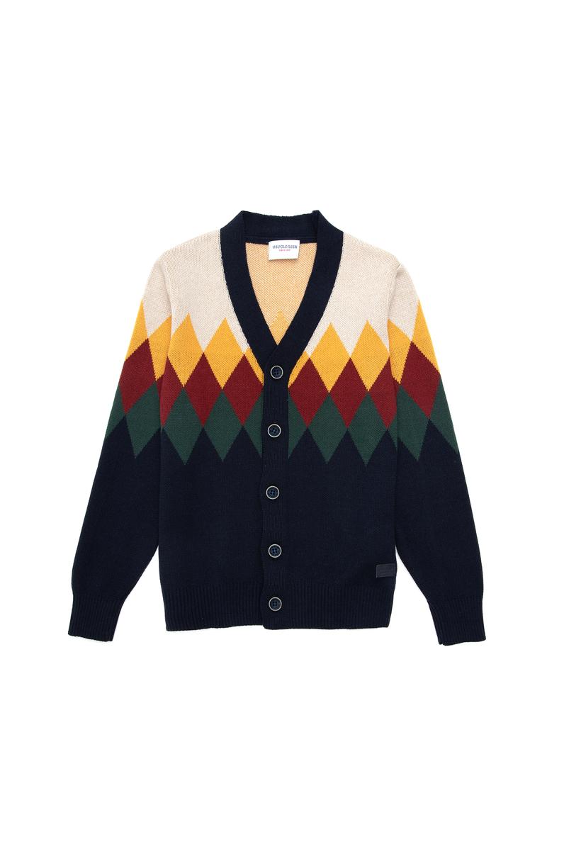 Erkek Çocuk Taş Triko Hırka