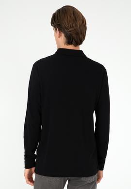 Erkek Siyah Basic Sweatshirt - 50295169088