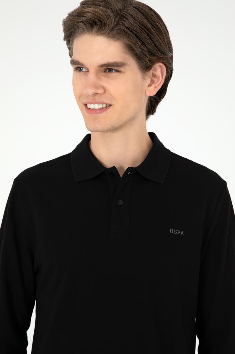 Erkek Siyah Basic Sweatshirt