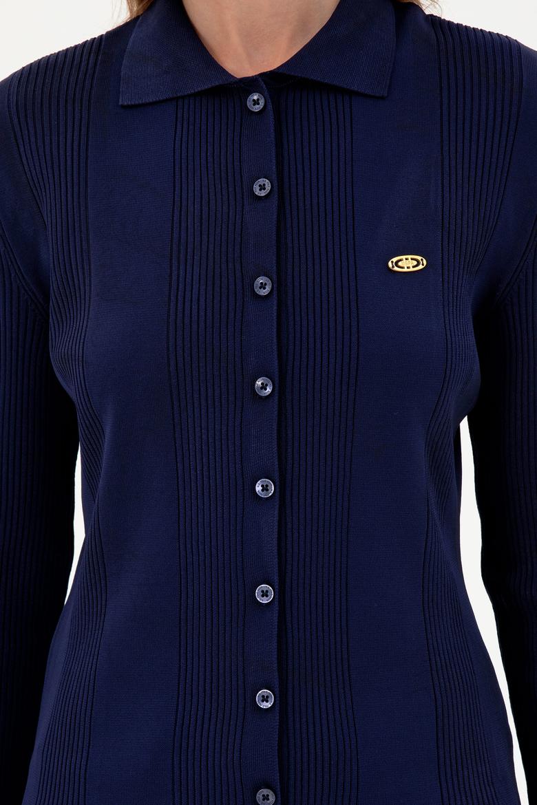 Kadın Lacivert Triko Hırka - 50294272005