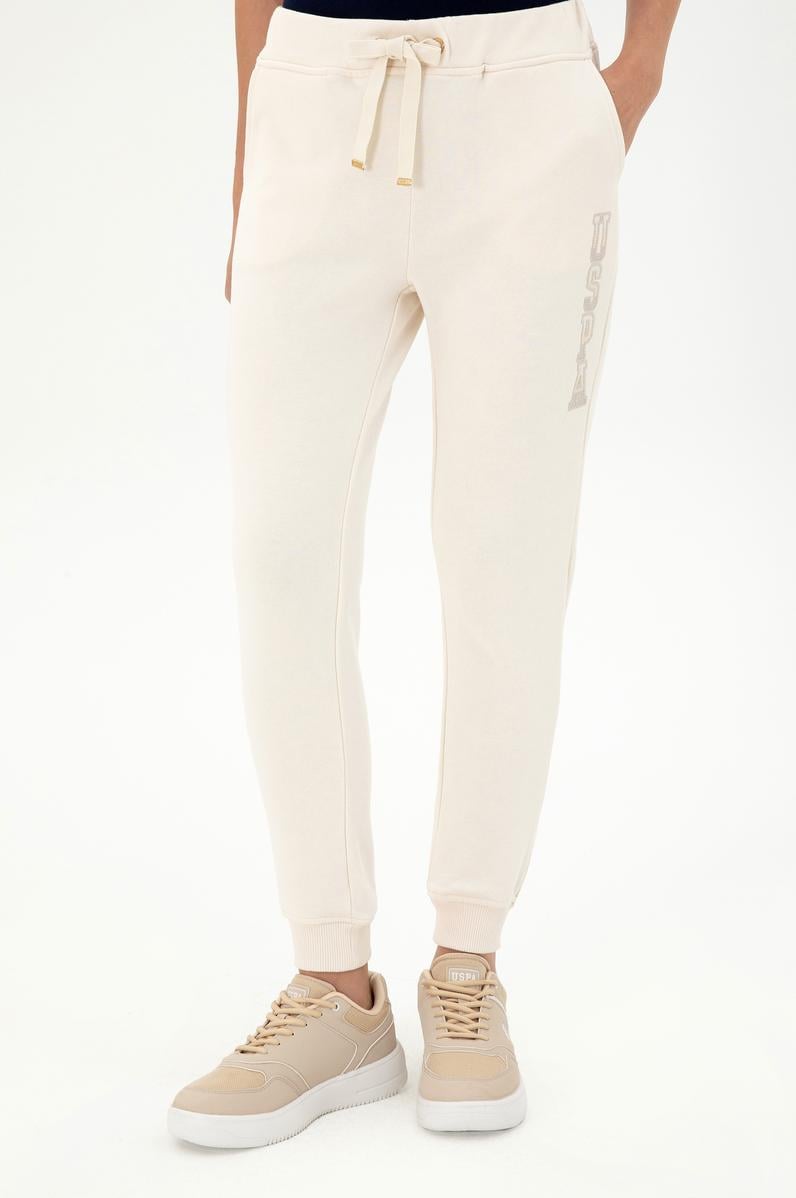 Kadın Krem Eşofman Altı