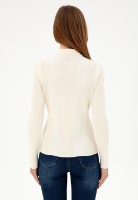 Kadın Krem Triko Hırka - 50294272015