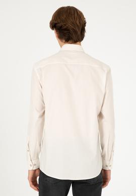 Erkek Taş Uzun Kollu Basic Gömlek - 50295675078