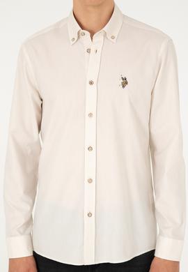 Erkek Taş Uzun Kollu Basic Gömlek - 50295675078