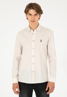 Erkek Taş Uzun Kollu Basic Gömlek - 50295675078