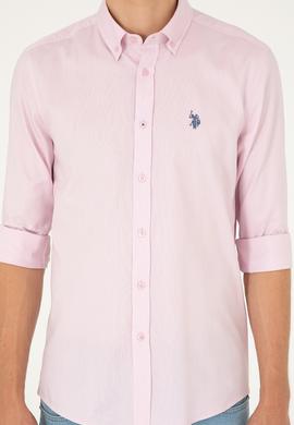 Erkek Manolya Uzun Kollu Basic Gömlek - 50282601030