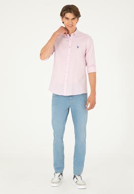 Erkek Manolya Uzun Kollu Basic Gömlek - 50282601030