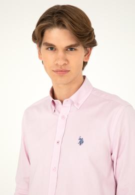 Erkek Manolya Uzun Kollu Basic Gömlek - 50282601030