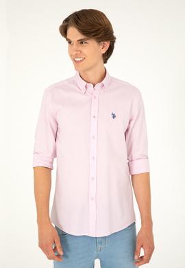 Erkek Manolya Uzun Kollu Basic Gömlek - 50282601030