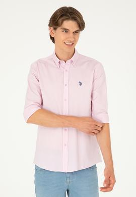 Erkek Manolya Uzun Kollu Basic Gömlek - 50282601030