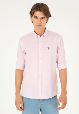 Erkek Manolya Uzun Kollu Basic Gömlek - 50282614104