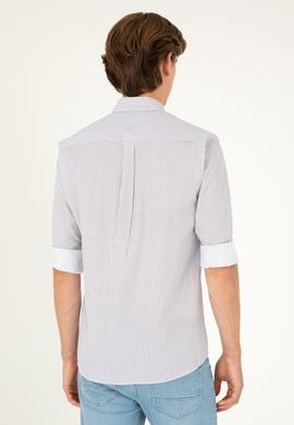 Erkek Beyaz Uzun Kollu Gömlek - 50282851008