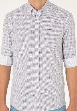 Erkek Beyaz Uzun Kollu Gömlek - 50282851008