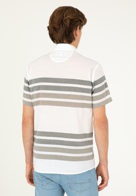 Erkek Yeşil Kısa Kollu Gömlek - 50282874021