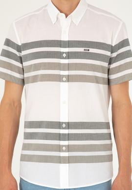 Erkek Yeşil Kısa Kollu Gömlek - 50282874021