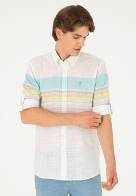 Erkek Mint Uzun Kollu Gömlek - 50283721016