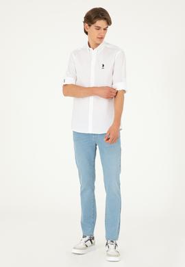 Erkek Beyaz Uzun Kollu Gömlek - 50283726016