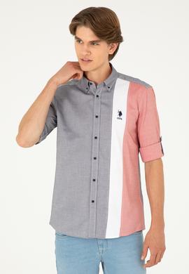 Erkek Lacivert Uzun Kollu Gömlek - 50283426048