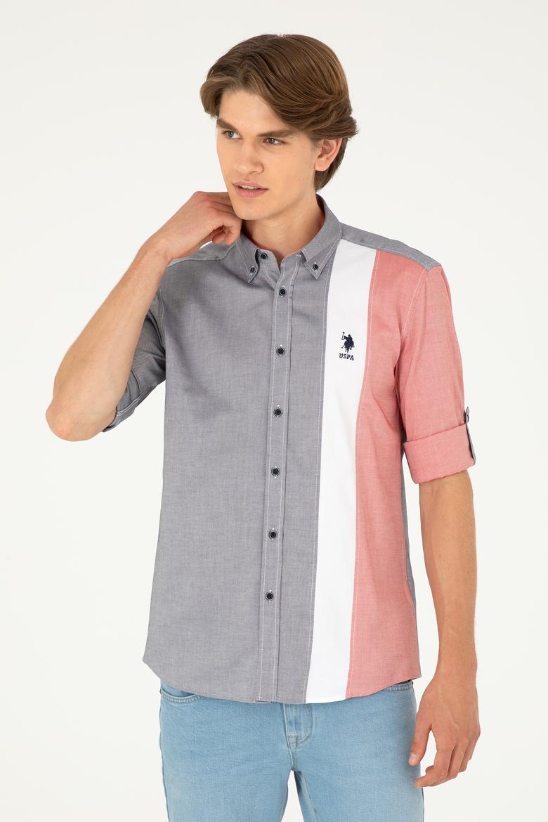 Erkek Lacivert Uzun Kollu Gömlek - 50283426048