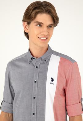 Erkek Lacivert Uzun Kollu Gömlek - 50283426048