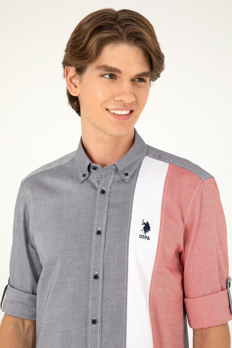 Erkek Lacivert Uzun Kollu Gömlek - 50283426048