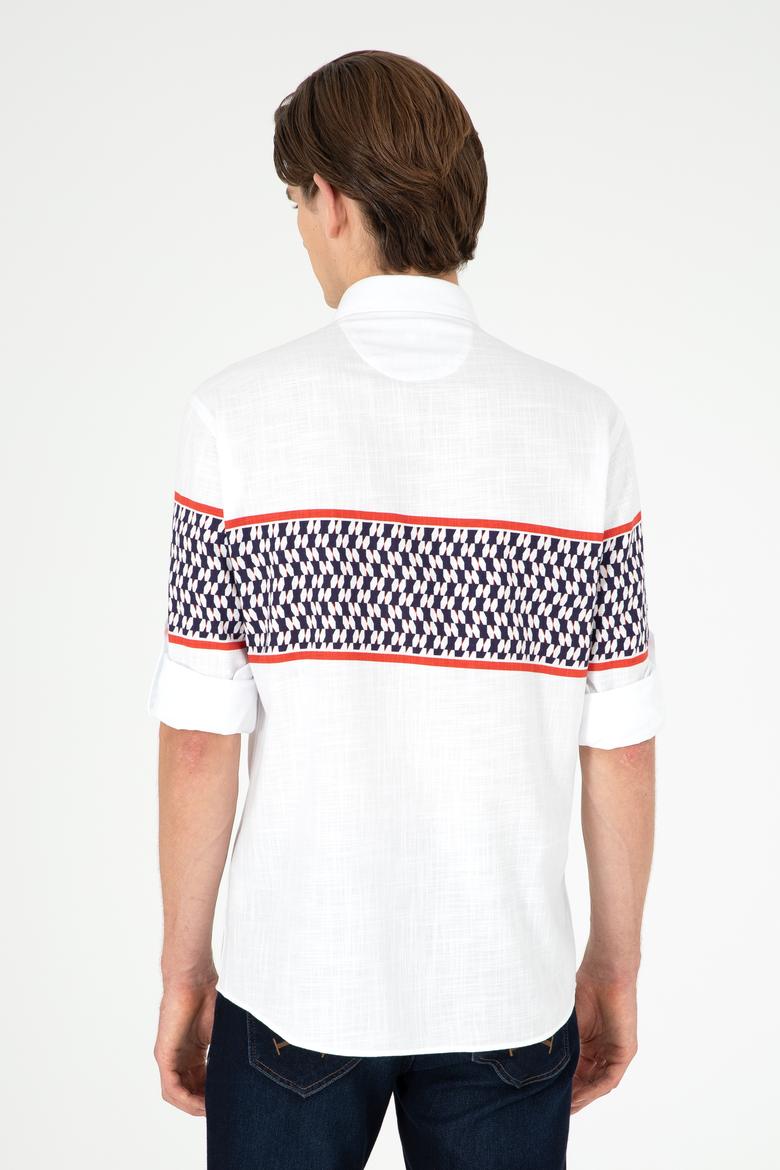 Erkek Lacivert Uzun Kollu Gömlek - 50283720017