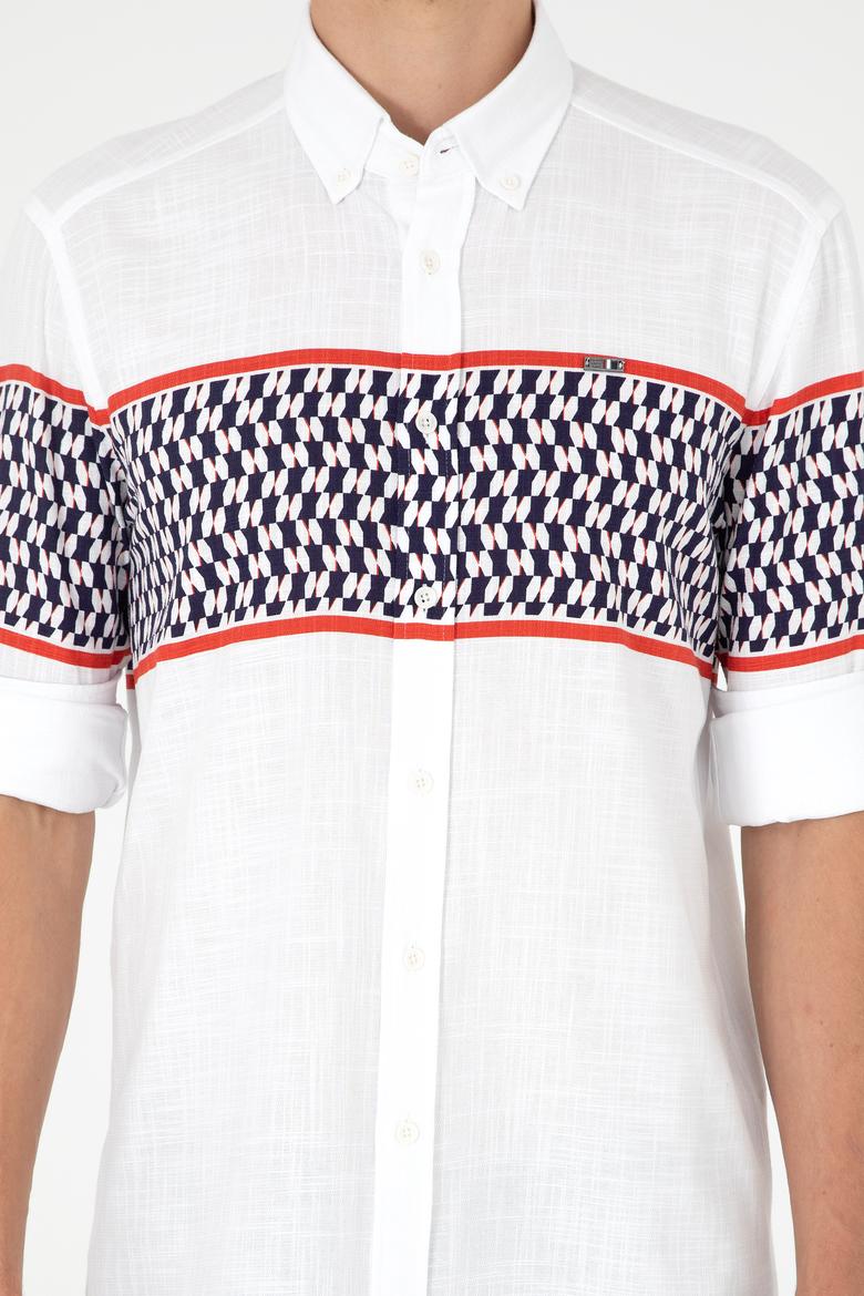 Erkek Lacivert Uzun Kollu Gömlek - 50283720017