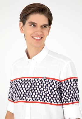 Erkek Lacivert Uzun Kollu Gömlek - 50283720017