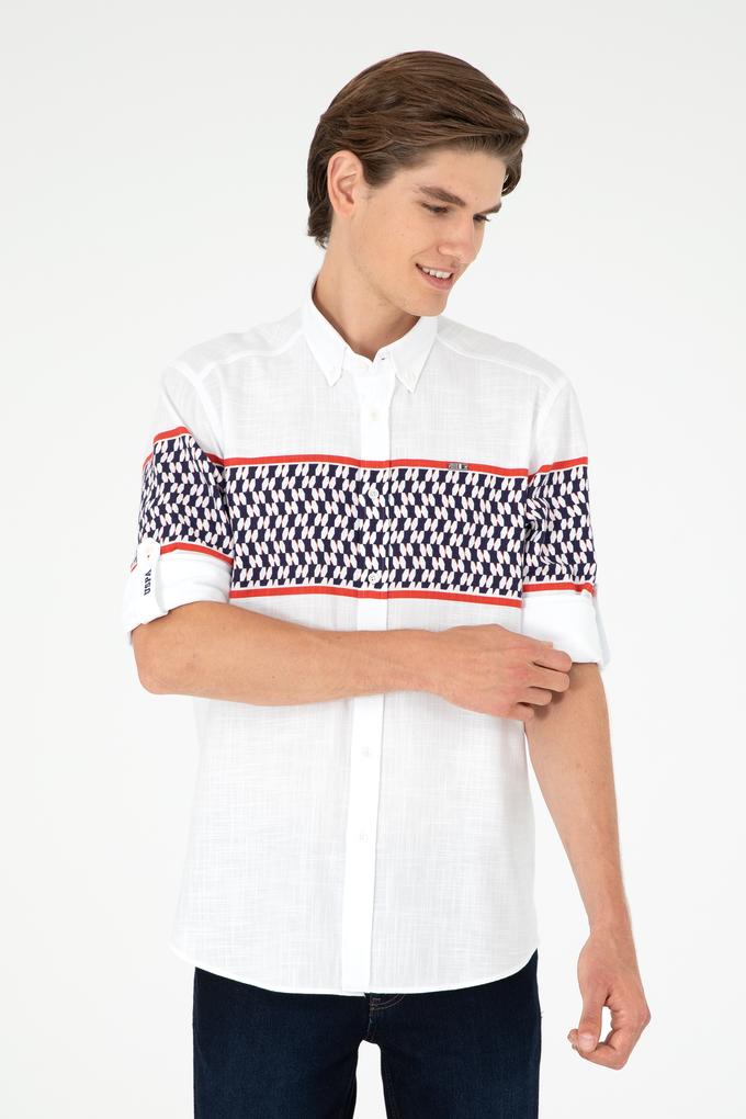 Erkek Lacivert Uzun Kollu Gömlek