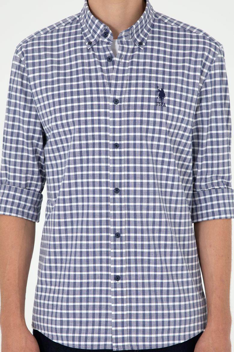 Erkek Lacivert Uzun Kollu Gömlek - 50282805007