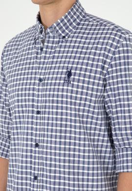 Erkek Lacivert Uzun Kollu Gömlek - 50282805007