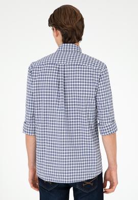 Erkek Lacivert Uzun Kollu Gömlek - 50282805007