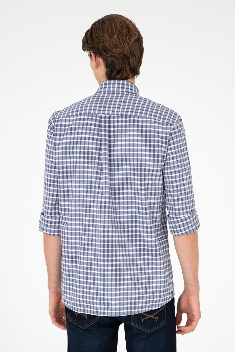 Erkek Lacivert Uzun Kollu Gömlek - 50282805007