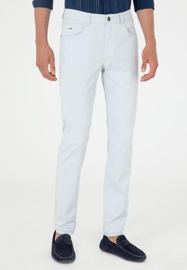 Erkek Açık Mavi Kanvas Pantolon - 50286003094