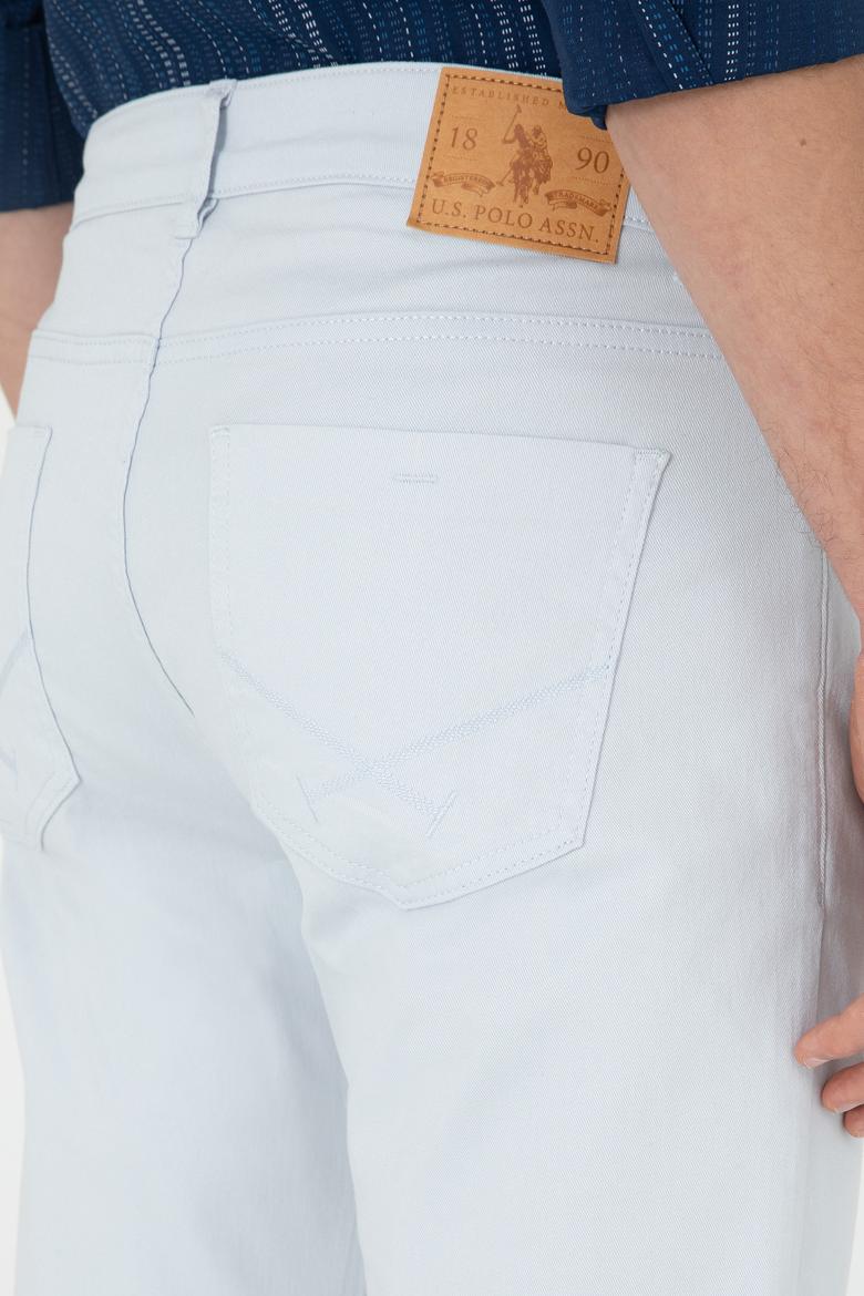 Erkek Açık Mavi Kanvas Pantolon - 50286003094