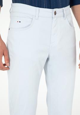 Erkek Açık Mavi Kanvas Pantolon - 50286003094